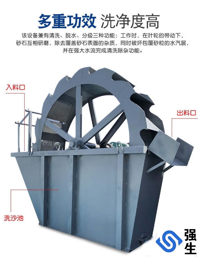 單槽輪斗式洗砂機(jī)設(shè)備